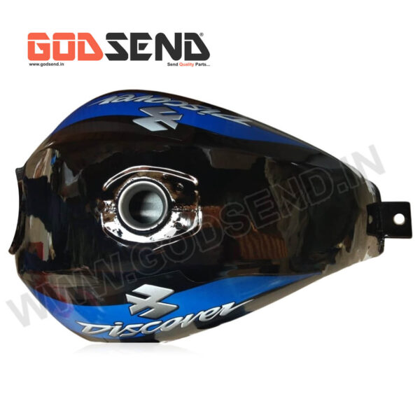 Godsend Bajaj Discover 125 Fuel Tank Price New Model Discover 125 Petrol Tank Black Blue Sticker 3